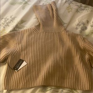 ARITZIA guell sweater in cream camel